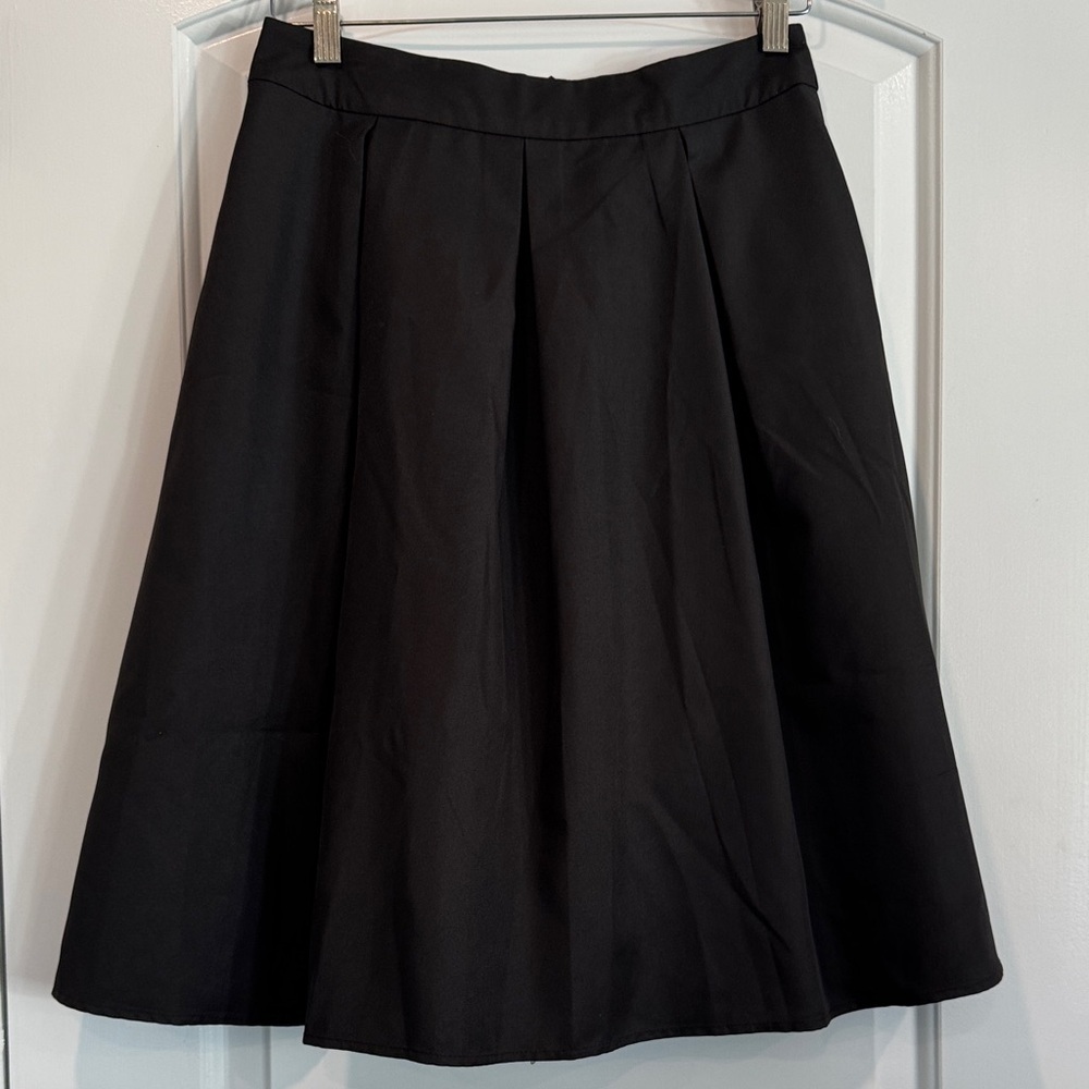 Yige Black A-Line Skirt Size 8